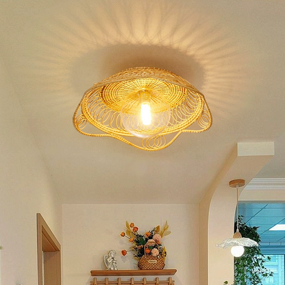 Havana Rattan Ceiling Light