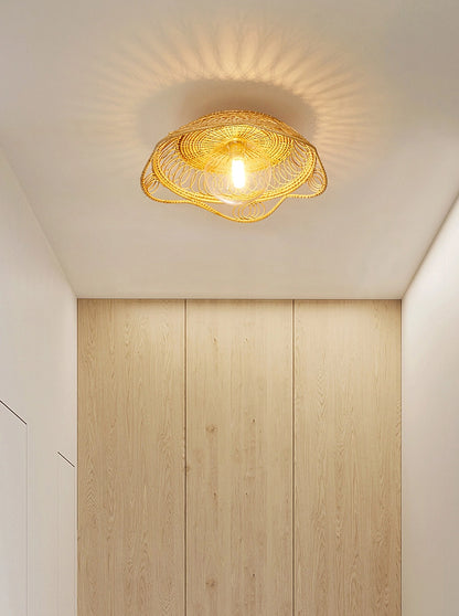 Havana Small Rattan Ceiling Light