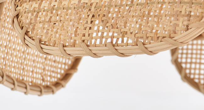 Willa Rattan Flower Ceiling Light