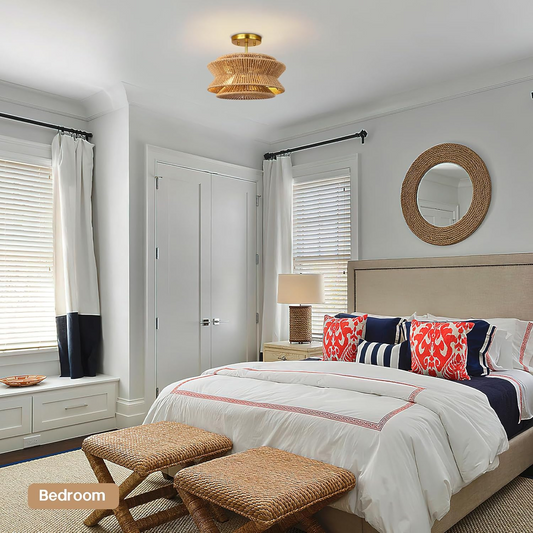 Silvia Bohemian Hemp Rope Ceiling Light