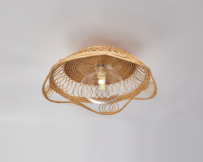 Havana Rattan Ceiling Light