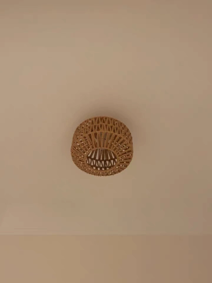 Kenmi Rattan Ceiling Light
