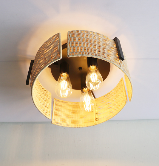 Grove Rattan Ceiling Light