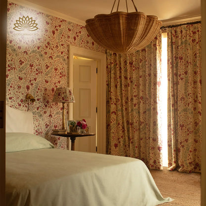 soane-wicker-rattan-daisy-hanging-light-in-bedroom
