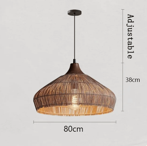 Wabi Sabi-rattan Pendant Light,rattan Light,bamboo Pendant Lighting,wi 