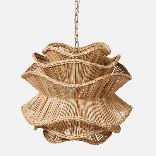 Alondra Rattan Wave Pendant Light Shade