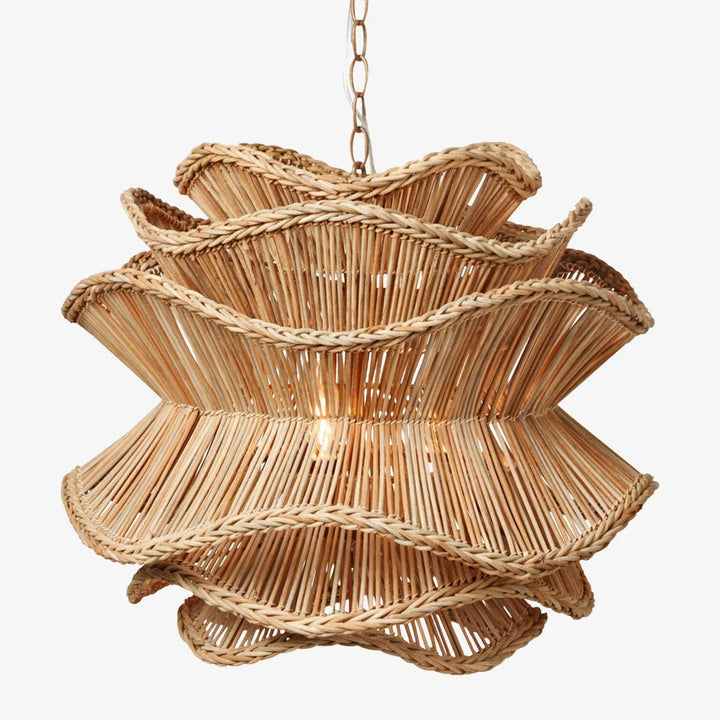 Alondra 5-Bulb Rattan Pendant Light