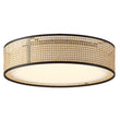 Alora Lyla Rattan Drum Light - Flush Mount