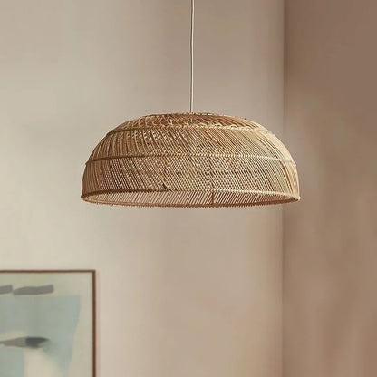 Amara Dome Rattan Pendant Light Woven Shade