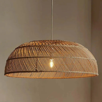 Amara Dome Rattan Woven Pendant Light