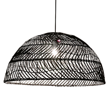 Archer Black Rattan Pendant Light Shade