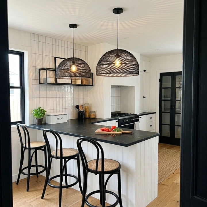 Archer Rattan Pendant Light