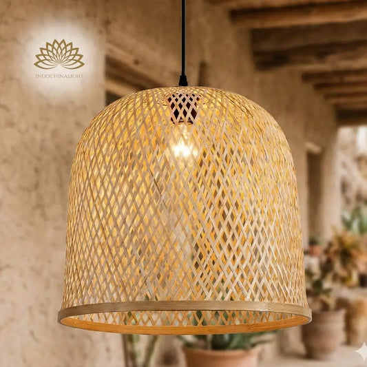 Arun Woven Bamboo Pendant Light