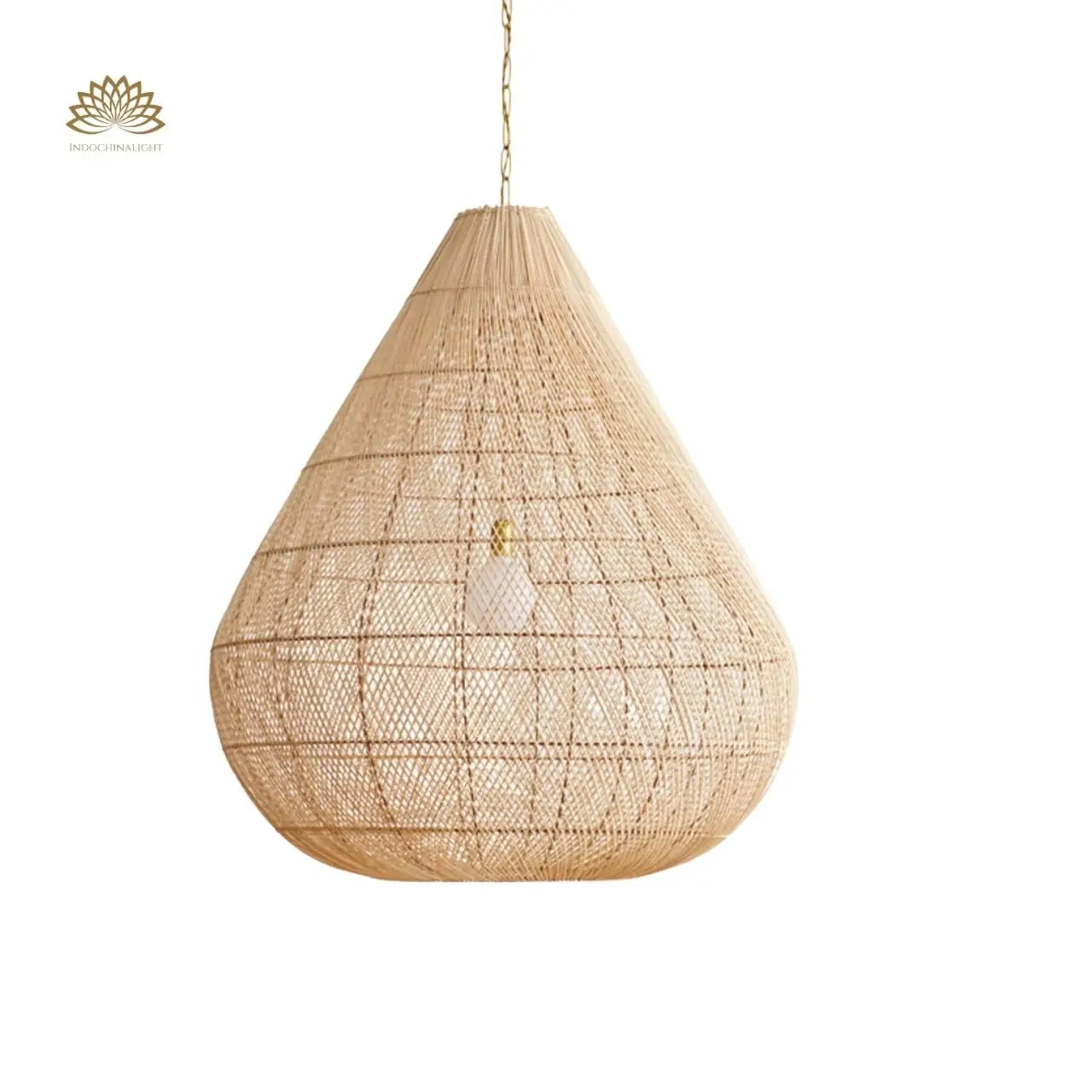 Ayanna Rattan Teardrop Pendant Light