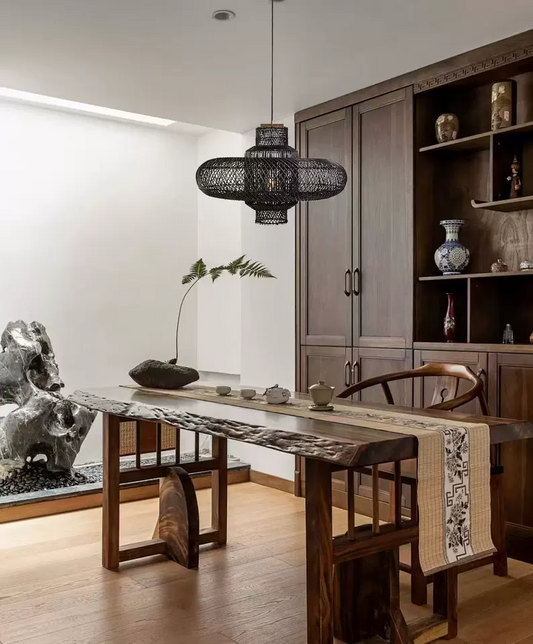 Organo Woven Bamboo Pendant Light