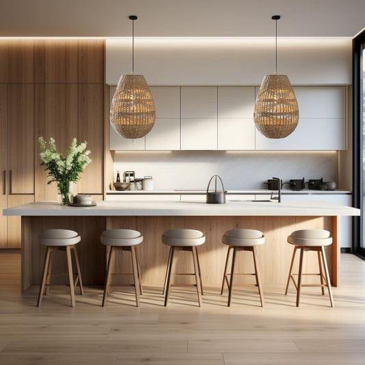Shiri Wicker Bamboo Rattan Pendant Light