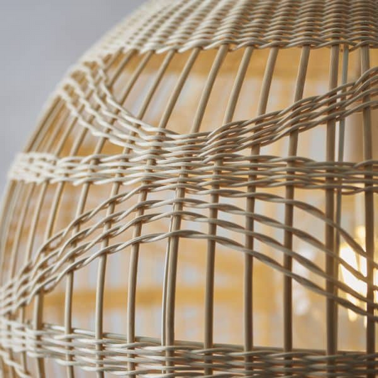 Rita Globe Wicker Bamboo Rattan Pendant Light