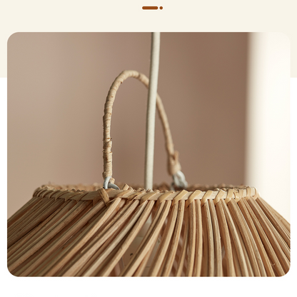 Cocoa Rattan Pendant Light