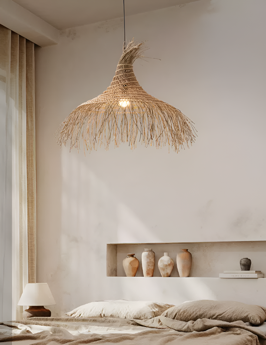 Pipa Natural Rattan Pendant Light