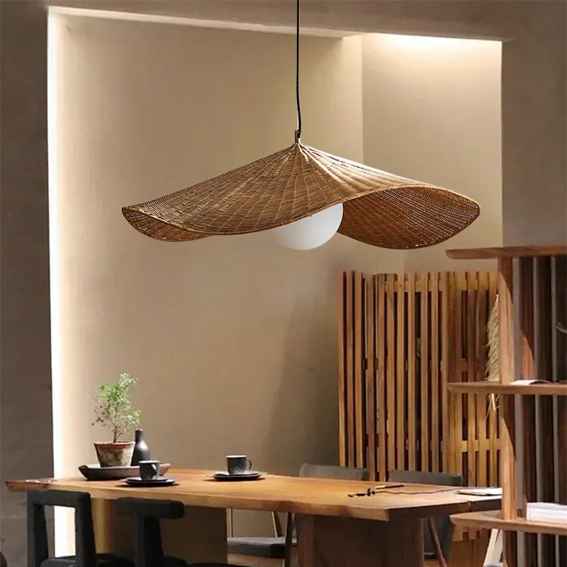 Matara Woven Wicker Rattan Pendant Light