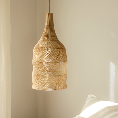 Embid Natural Rattan Ceiling Light