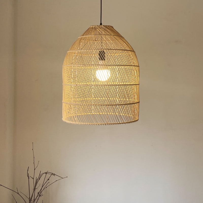 Maya Bamboo Rattan Pendant Light