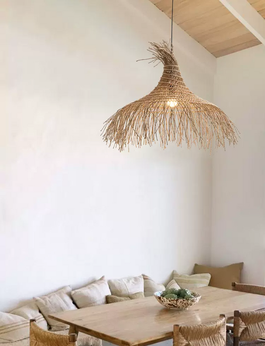 Pipa Natural Rattan Pendant Light