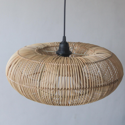 Donut Rattan Pendant Light