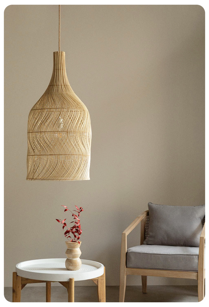 Embid Natural Rattan Ceiling Light