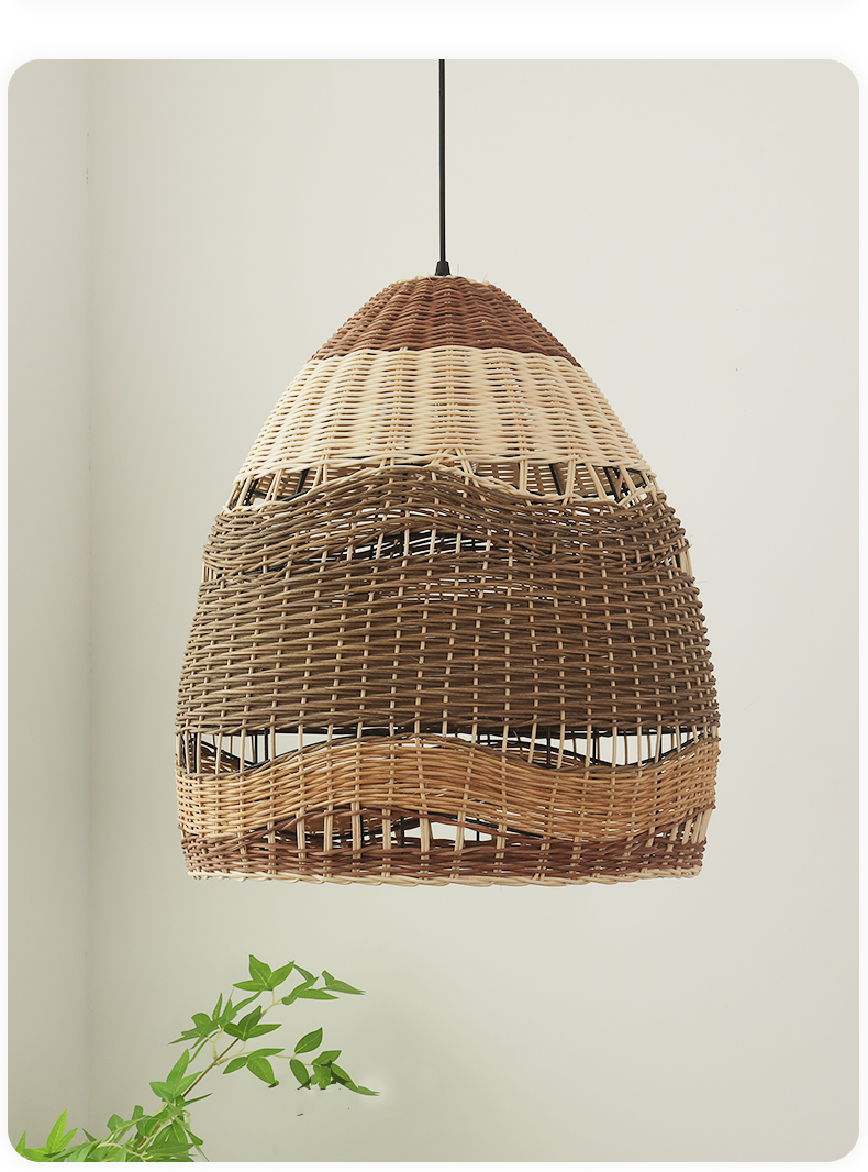 Pantalla Wicker Rattan Pendant Light