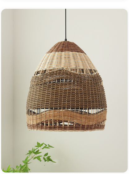 Pantalla Wicker Rattan Pendant Light