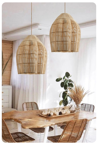Dankia Coastal Rattan Pendant Light