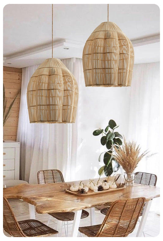 Dankia Coastal Rattan Pendant Light