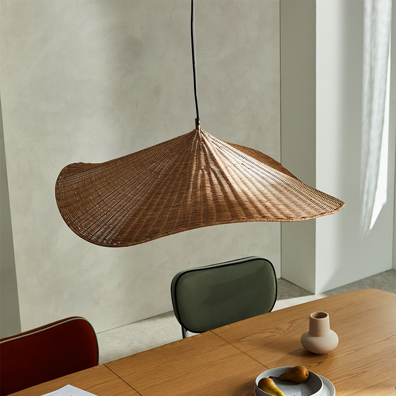 Matara Woven Wicker Rattan Pendant Light