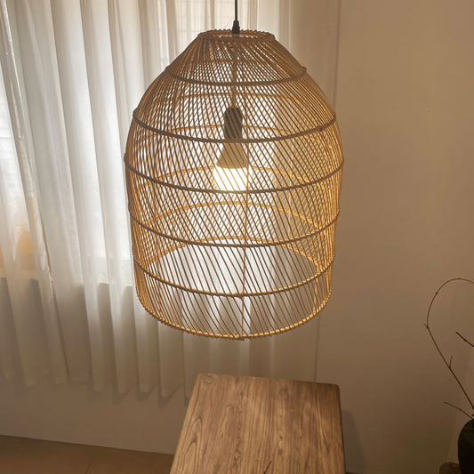 Maya Bamboo Rattan Pendant Light