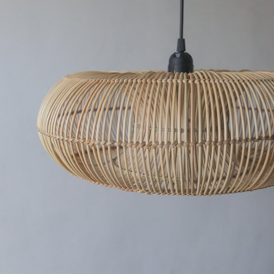 Donut Rattan Pendant Light