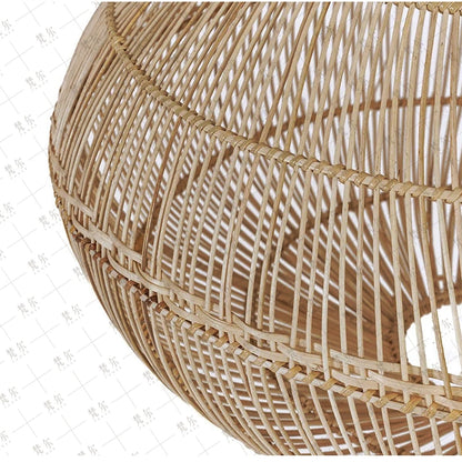 Drop Large Rattan Basket Pendant Light