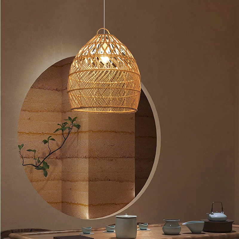 Perio Rattan Pendant Light