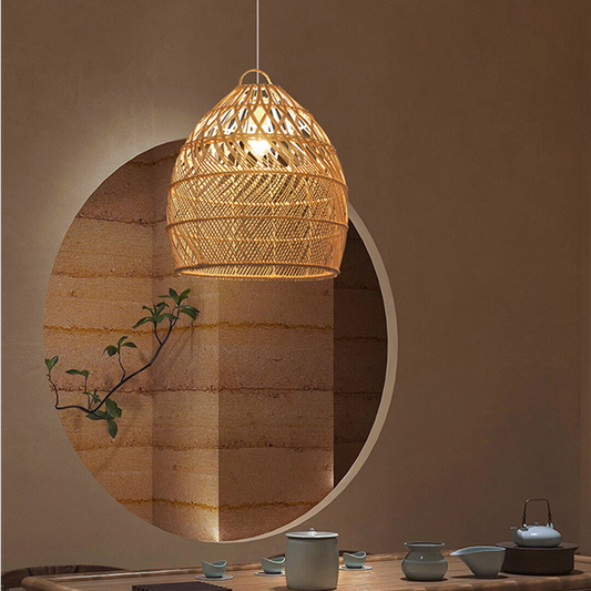 Perio Rattan Pendant Light