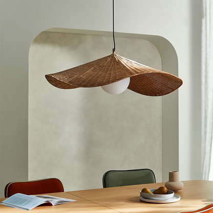 Matara Woven Wicker Rattan Pendant Light