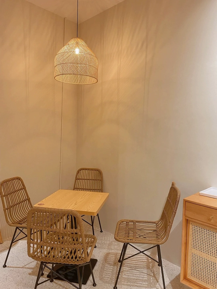 Cocoa Rattan Pendant Light