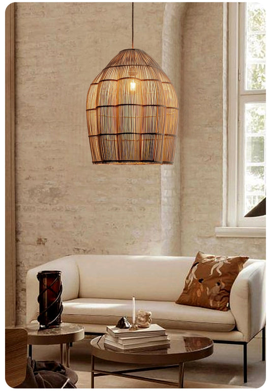 Dankia Coastal Rattan Pendant Light