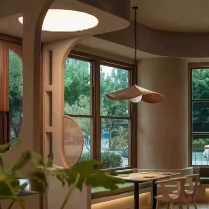 Matara Woven Wicker Rattan Pendant Light