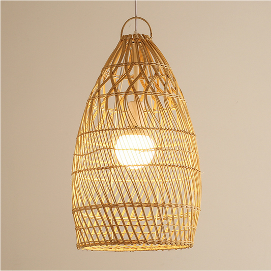 Perio Basket Rattan Pendant Light
