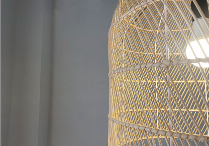 Maya Bamboo Rattan Pendant Light