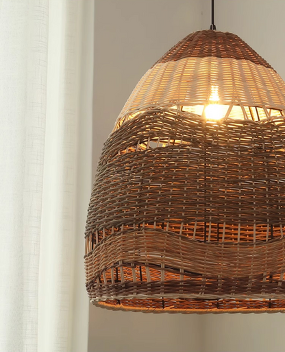 Pantalla Wicker Rattan Pendant Light