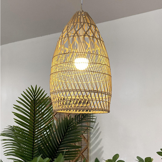 Perio Basket Rattan Pendant Light