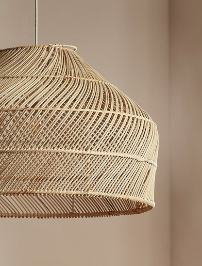 Cocoa Rattan Pendant Light