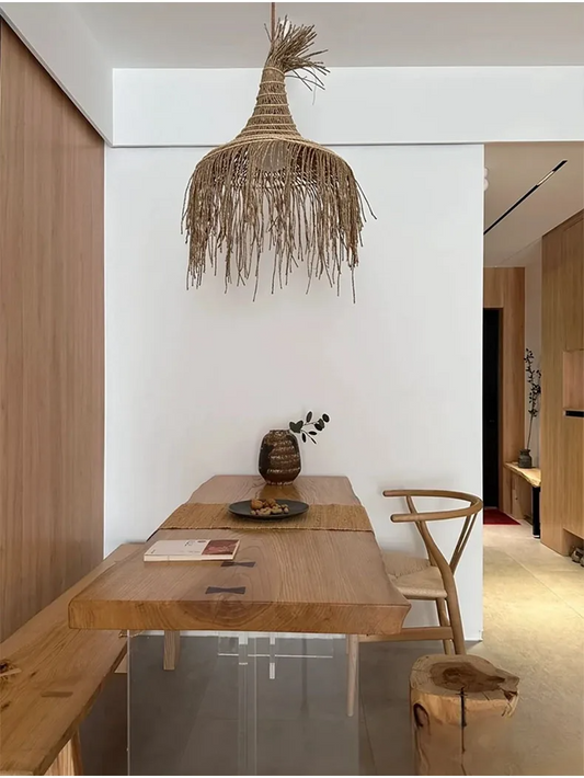 Pipa Natural Rattan Pendant Light