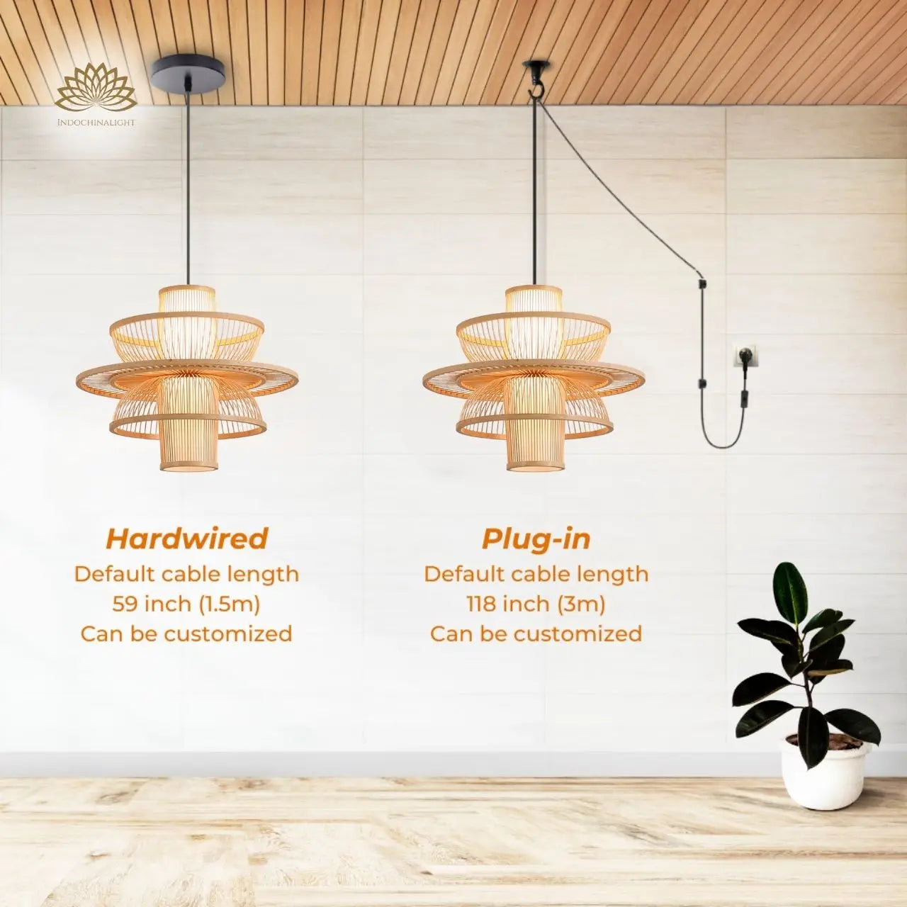 bayou bamboo pendant light accessories types
